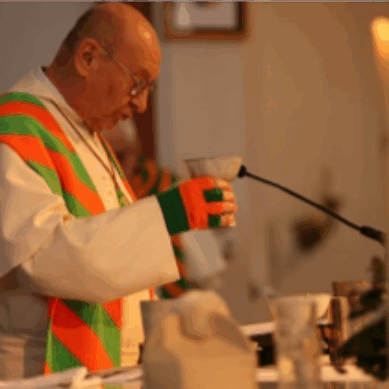 Carnavalsviering in Mariakerk